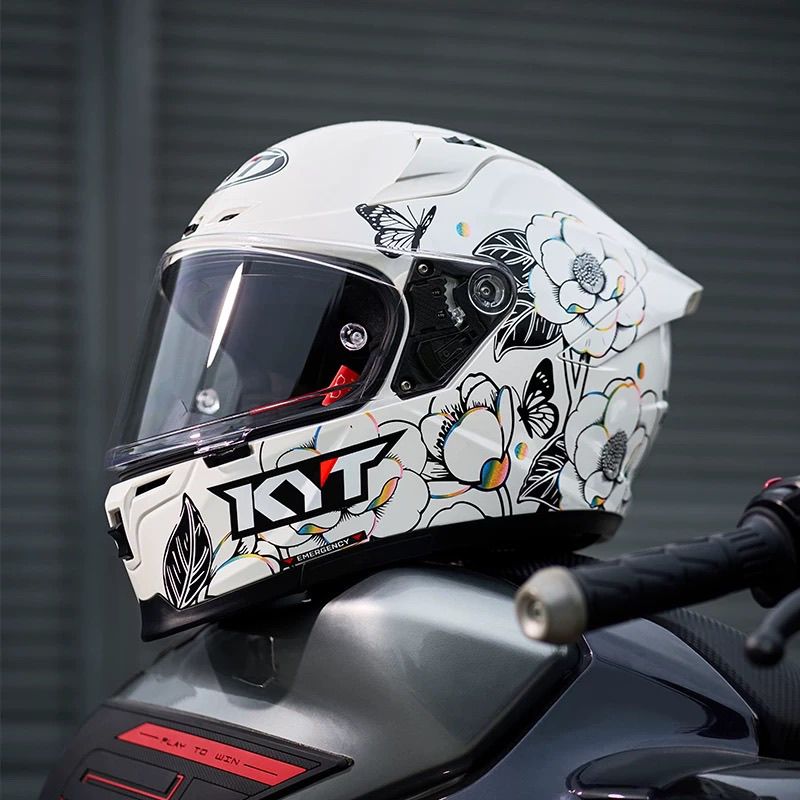 Carbon Fiber Lightweight Motorcycle Helmet - HOT KYT ST Carbon Fiber Motorhelm