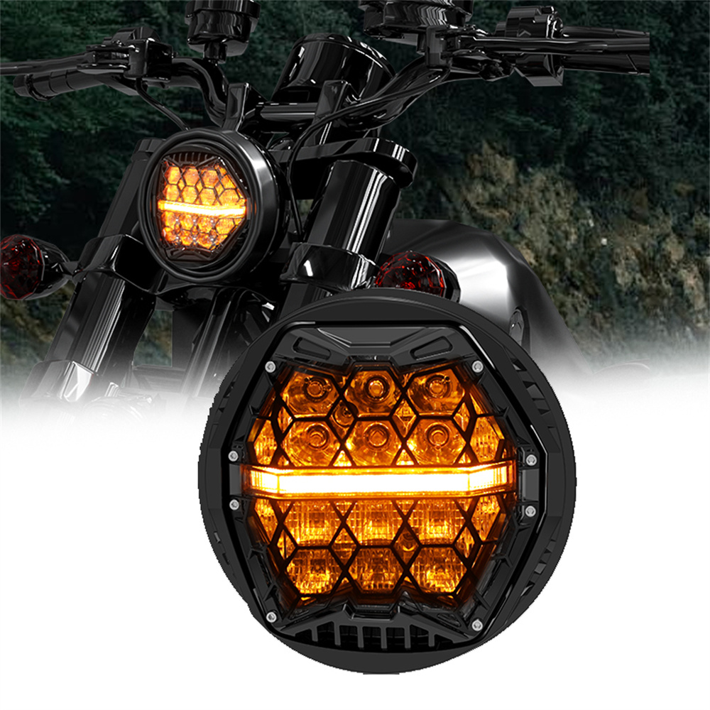 Universal Motorcycle Led Headlight Projector - 5.75 