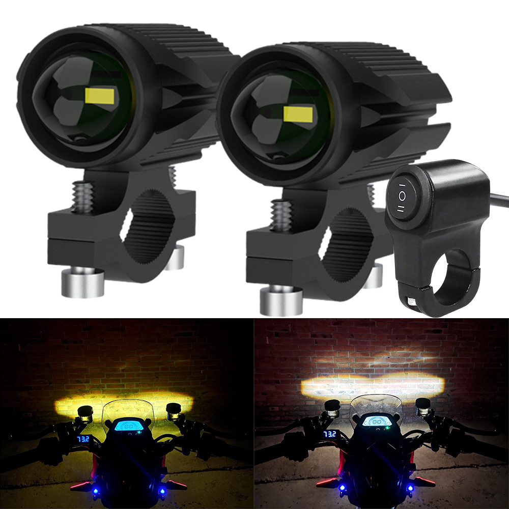 Universal Motorcycle Led Headlight Projector - Extra Led Koplampen Voor Motorfiets Led