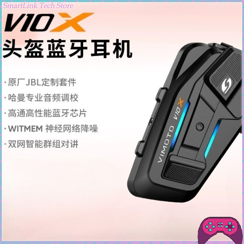 Motorcycle Helmets - VIMAITONG V10X Helm Bluetooth Oortelefoons Motorrijden
