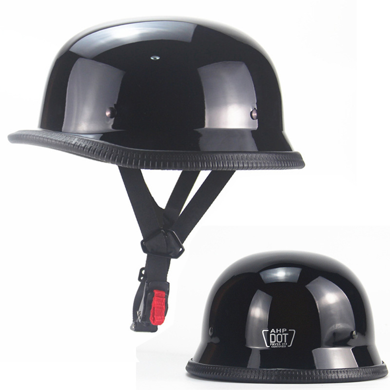 Vintage Open Face Retro Helmet - Vintage motorfiets kruiser helm open helm