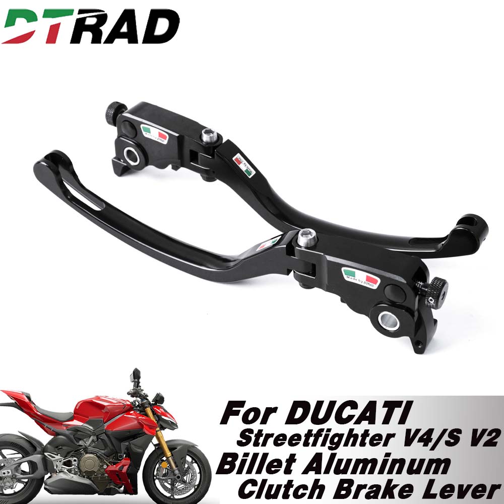 Cnc Aluminum Adjustable Brake Clutch Levers - Voor Ducati Panigale/Streetfighter V4/S V2 2020-2026