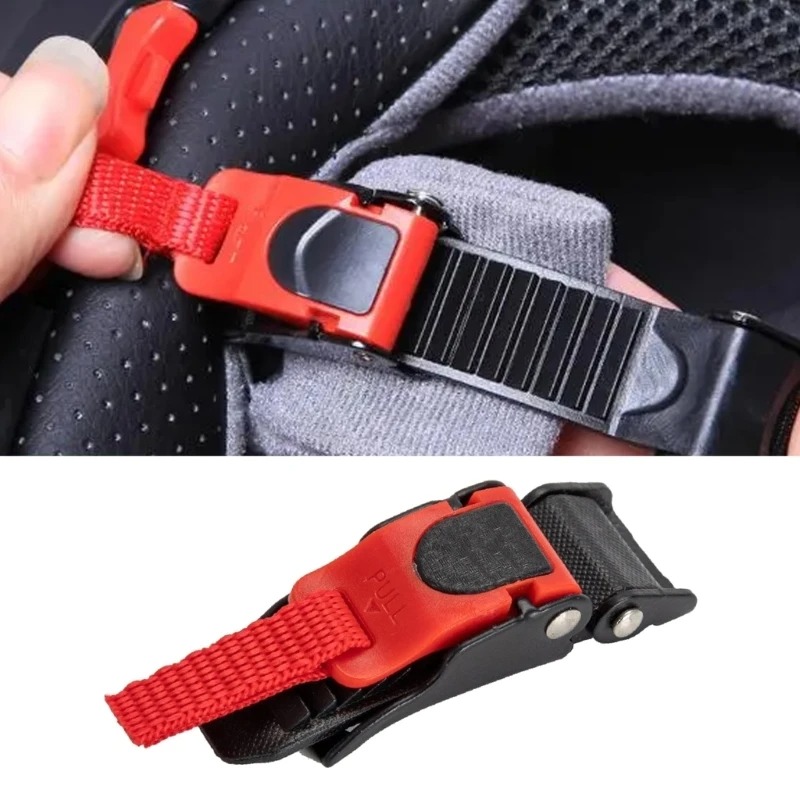 Quick Release Buckle Motorcycle Helmet - Vervangingsset voor helm-snelspanners, universeel verstelbare helmriemclip-accessoire