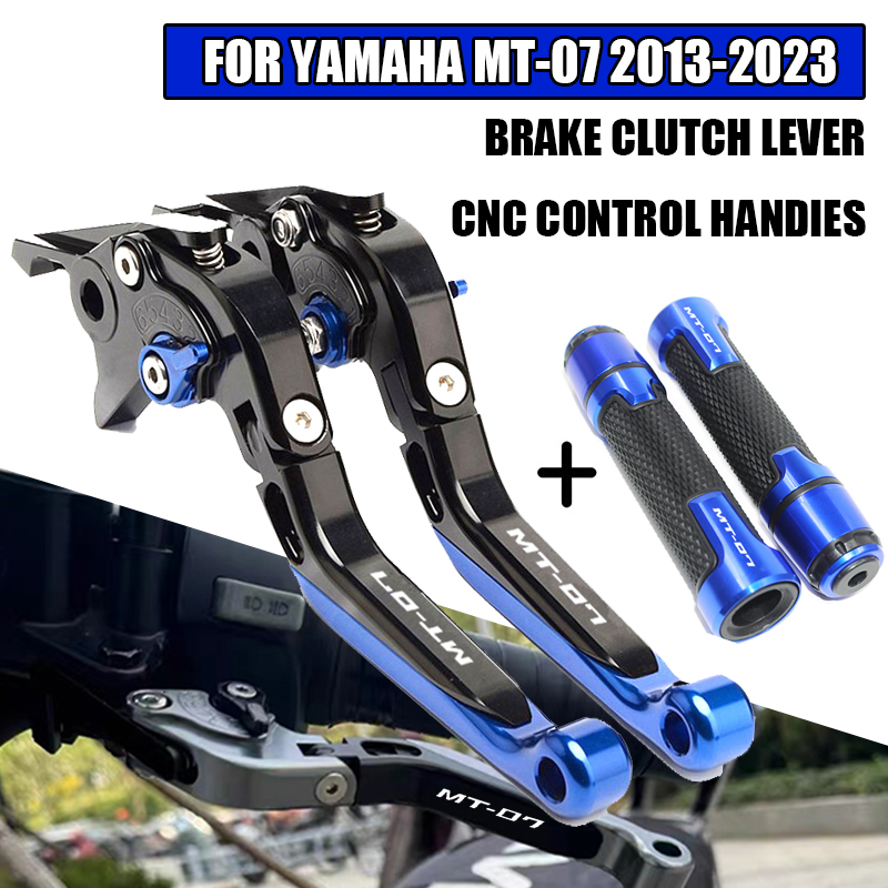 Cnc Aluminum Adjustable Brake Clutch Levers - Voor MT-07 FZ-07 MT 07 FZ07