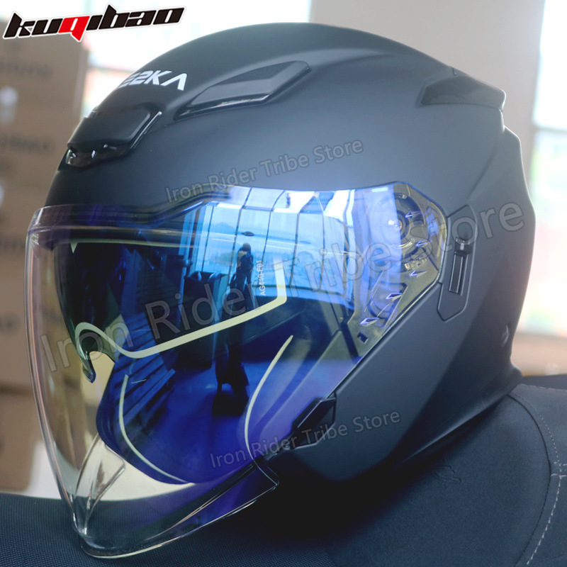 Modular Flip Up Motorcycle Helmet Dot Approved - Kuqibao Dual Lens Modulaire Omkeerbare Motorhelm