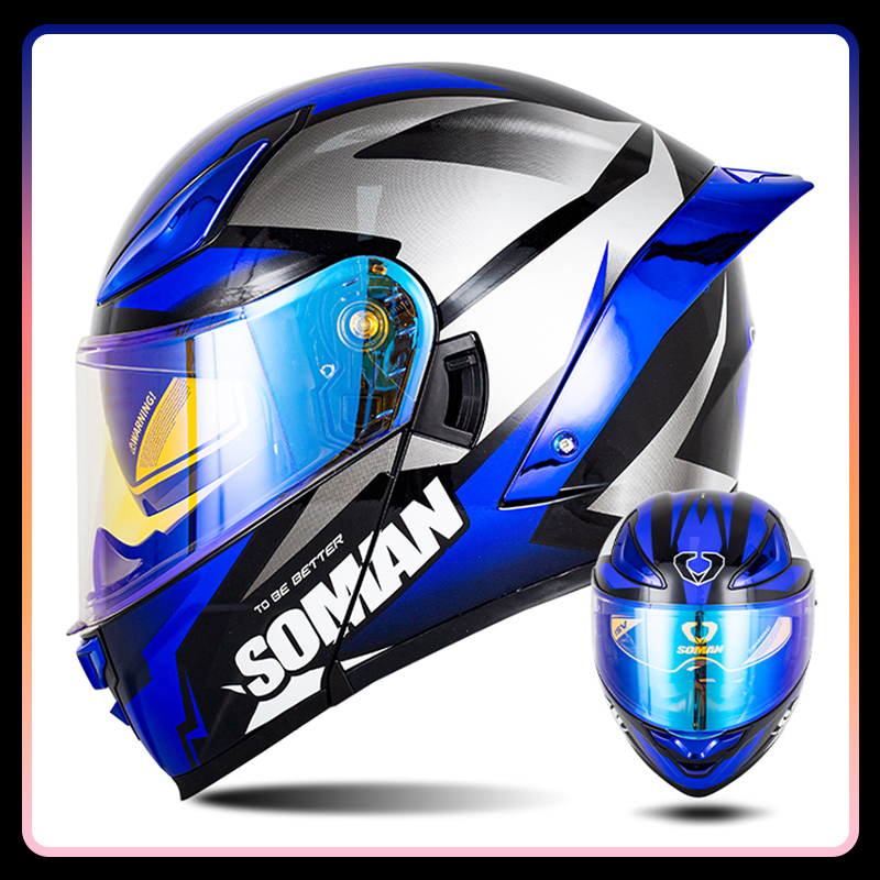DOT Goedgekeurde Integraal Mot - Modular Flip Up Motorcycle Helmet Dot Approved recensie en prijs