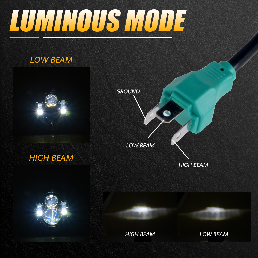 Universele 7-inch LED-koplamp  - Universal Motorcycle Led Headlight Projector recensie en prijs