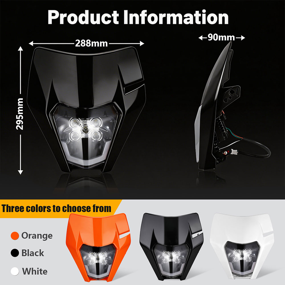5 LED Koplamp Universeel voor  - Universal Motorcycle Led Headlight Projector recensie en prijs