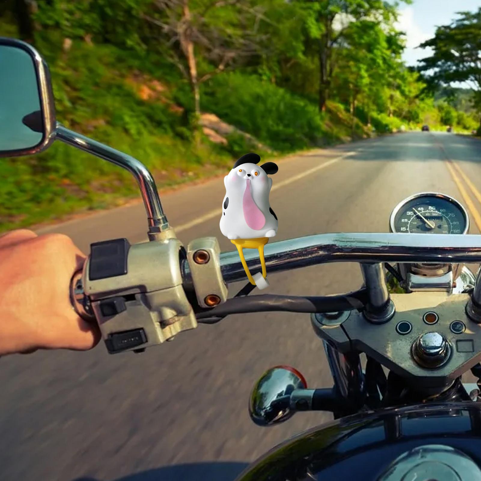 Fietsstuur Beeldje Cartoon Die - Motorcycle Helmets recensie en prijs