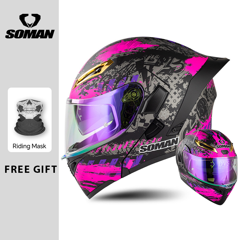 Heren Motorhelm DOT Goedgekeur - Modular Flip Up Motorcycle Helmet Dot Approved recensie en prijs