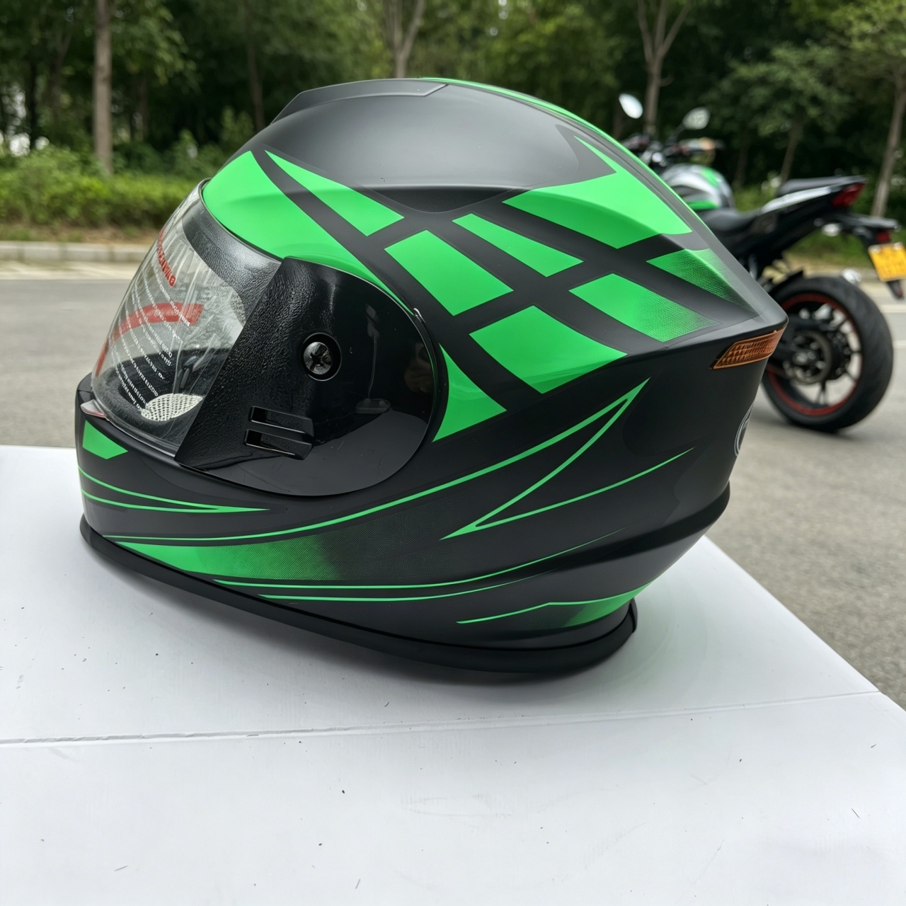 Heren integraalmotorhelm met d - Dual Visor Motorcycle Racing Helmet recensie en prijs