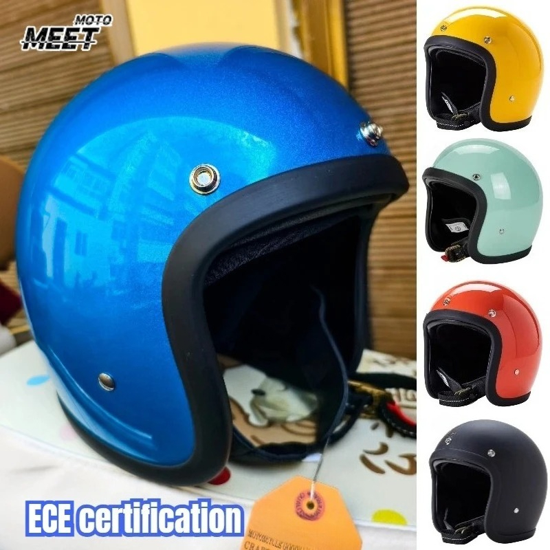 Japanse Korea Stijl Open Gezic - Vintage Open Face Retro Helmet recensie en prijs