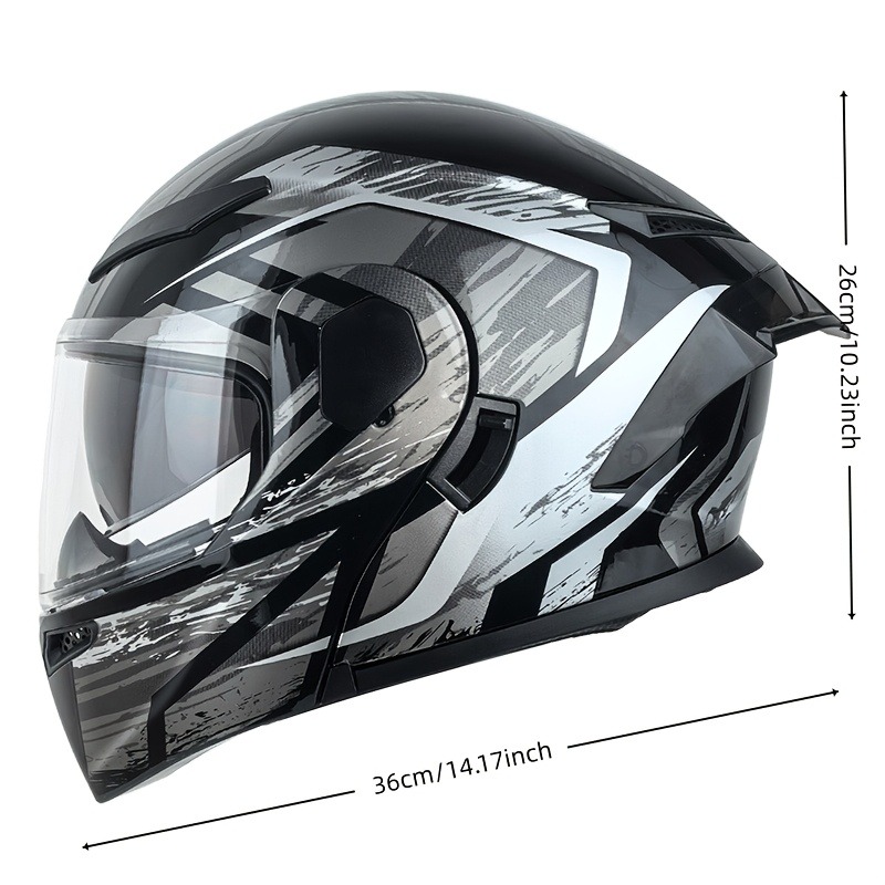 Modulaire flip-up motorhelm me - Modular Flip Up Motorcycle Helmet Dot Approved recensie en prijs