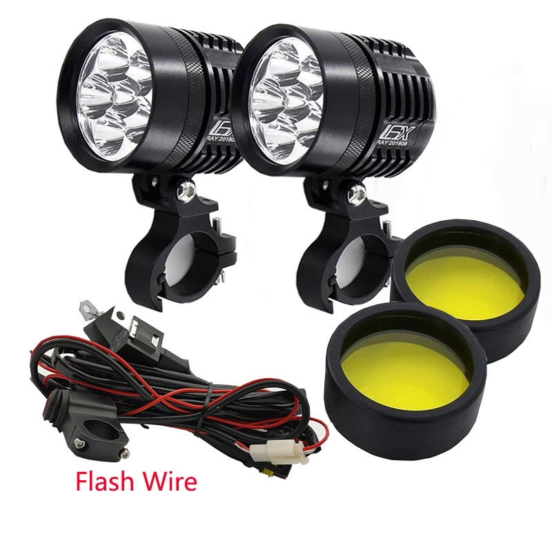 2 Stuks Universele L6X Koplamp - Universal Motorcycle Led Headlight Projector recensie en prijs