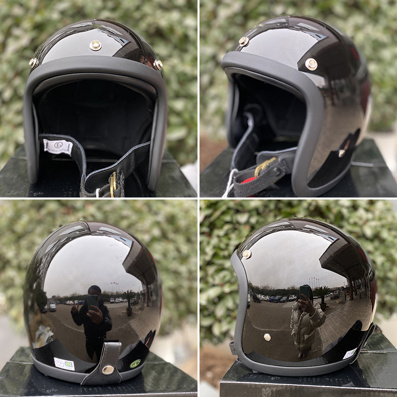 TT&COCASCOS Motorhelm Jet Vint - Vintage Open Face Retro Helmet recensie en prijs