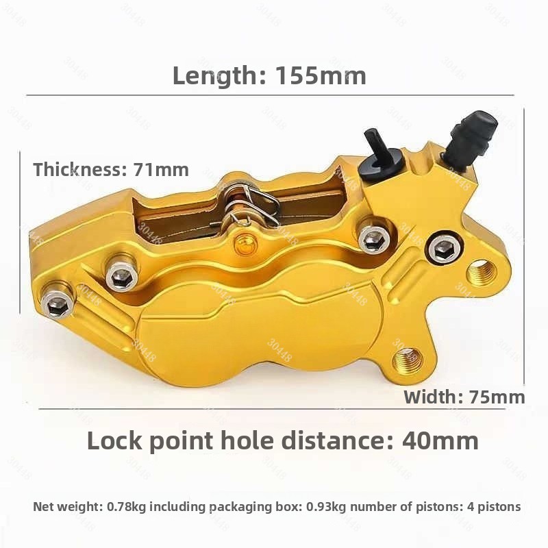 Motorcycle CNC vierzuiger remk - Scooter Parts recensie en prijs