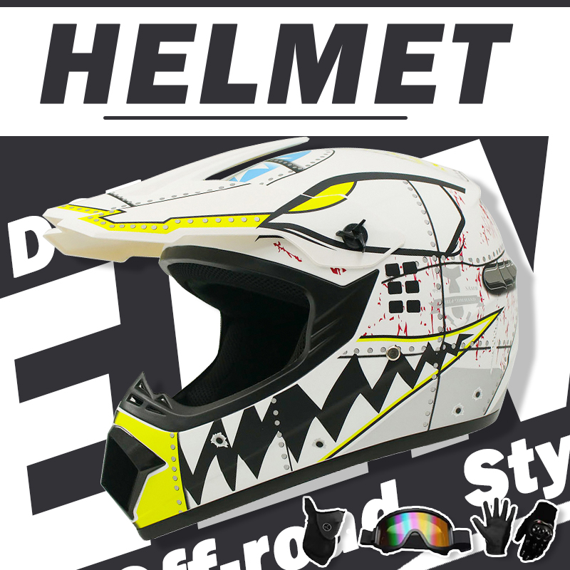 Motocross- en off-road helmset - Off Road Motocross Helmet Goggles Set recensie en prijs