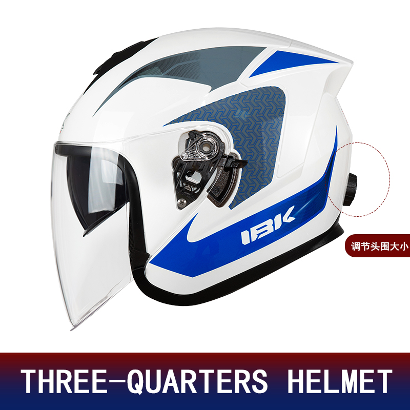 Dual Lens 3/4 half-face motorh - Motorcycle Helmet Inner Sun Visor Lens recensie en prijs