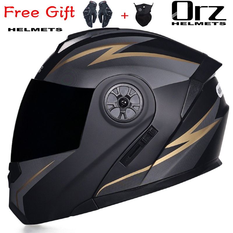 ORZ-161 Nieuwste DOT-goedgekeu - Dual Visor Motorcycle Racing Helmet recensie en prijs
