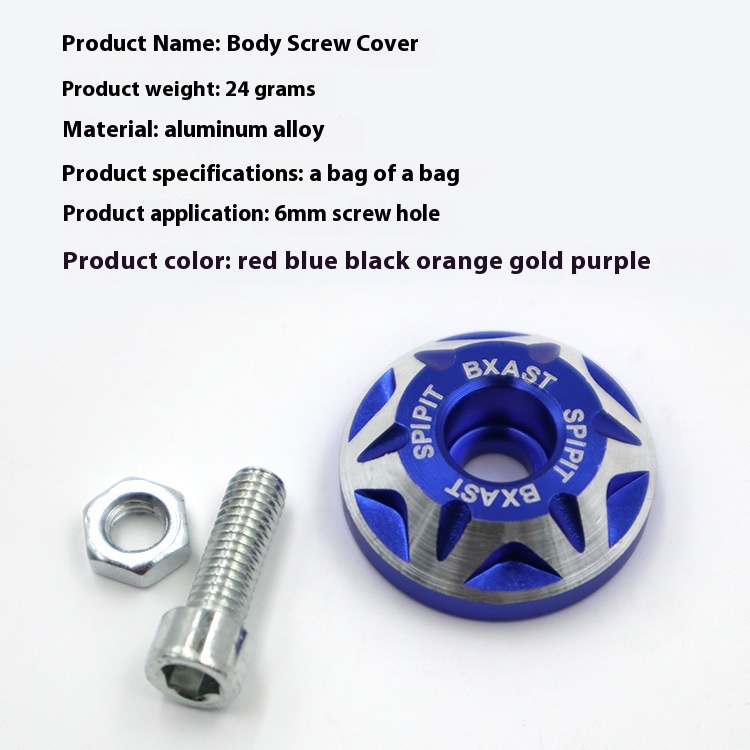 Universele CNC 6MM decoratieve - Scooter Parts recensie en prijs