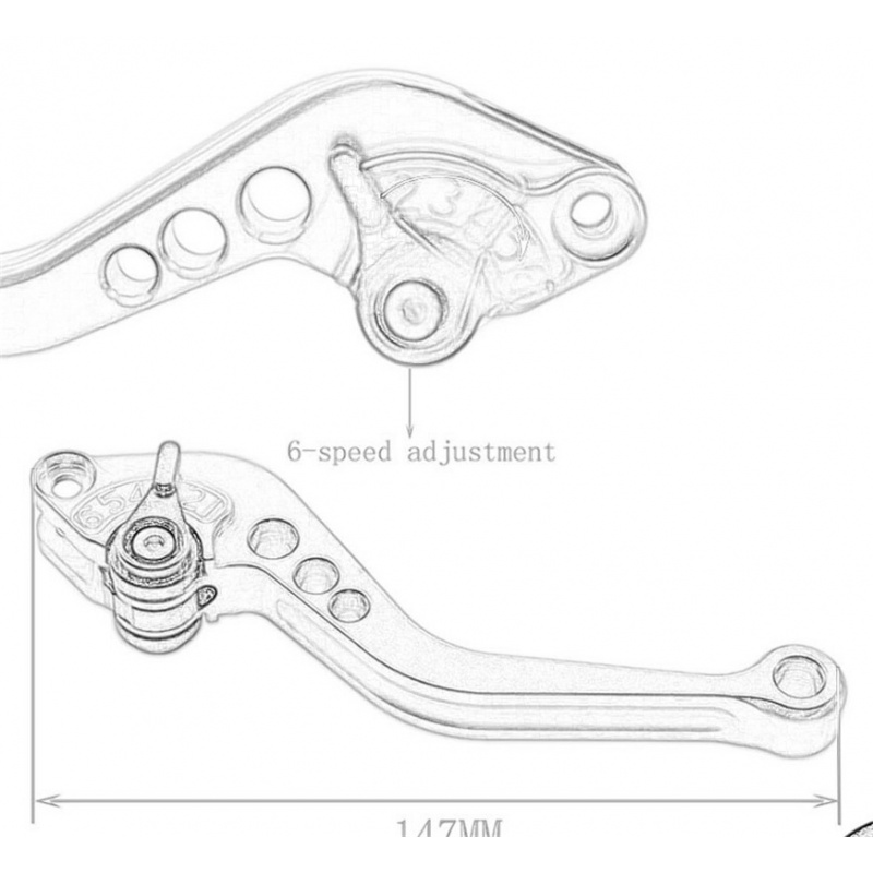 Voor GROM MSX125 MSX125 2014-2 - Cnc Aluminum Adjustable Brake Clutch Levers recensie en prijs