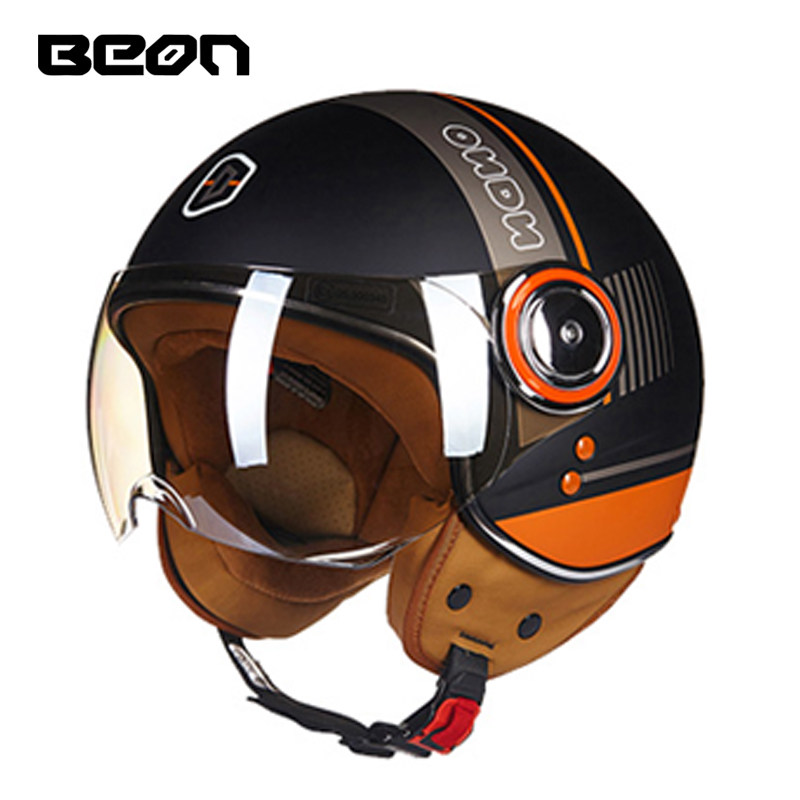 Capacete BEON 110B Open Face M - Vintage Open Face Retro Helmet recensie en prijs