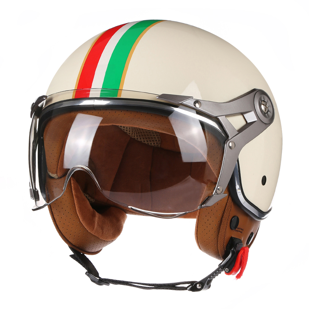 DOT Open Face 3/4 Motorfiets R - Vintage Open Face Retro Helmet recensie en prijs