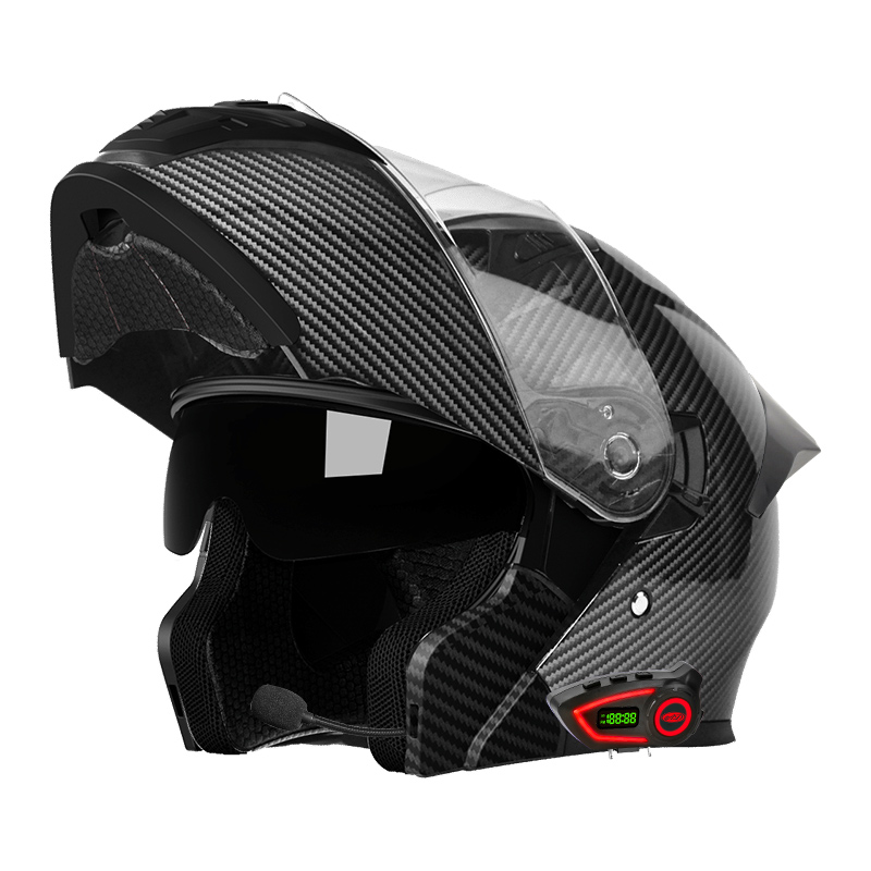 ABS Materiaal Motorhelmen Dubb - Modular Flip Up Motorcycle Helmet Dot Approved recensie en prijs