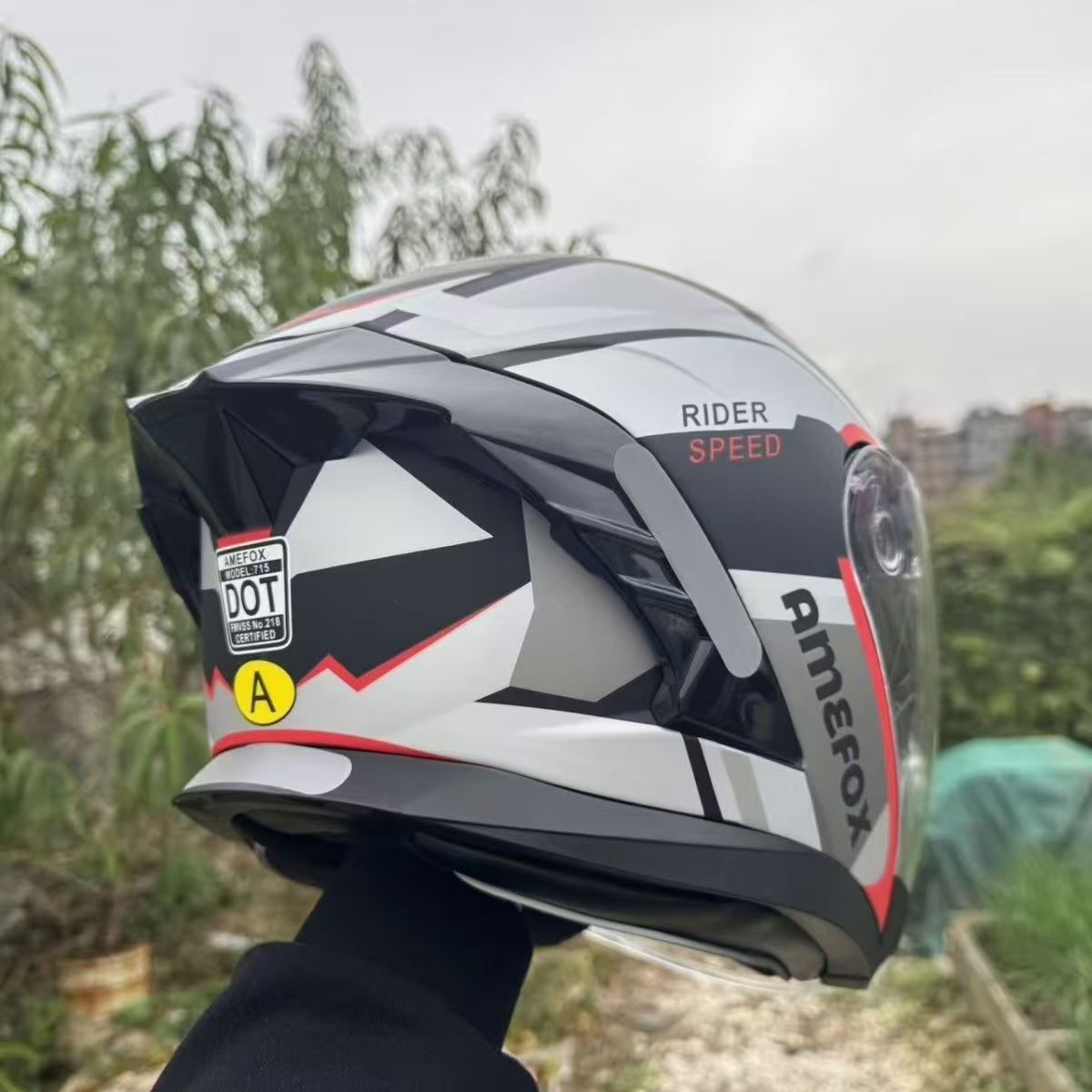 Dubbele vizier open face helm  - Motorcycle Helmet Inner Sun Visor Lens recensie en prijs